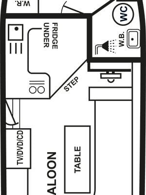 Isle of Skye boat layout